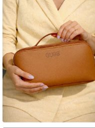 Makeup Organiser Bag Brown